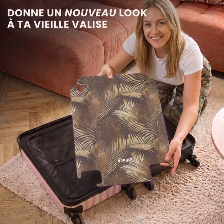 CaseSwap™ - Tropical - Feuilles - Or — 3