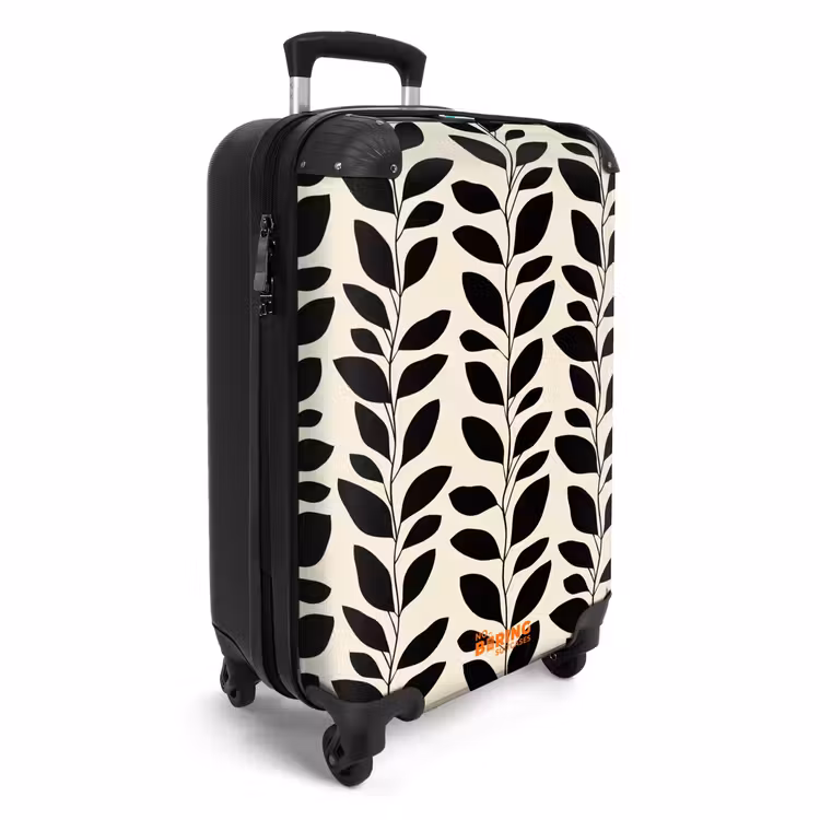 CaseSwap™ - Botanique - Motif - Noir - Beige — 2