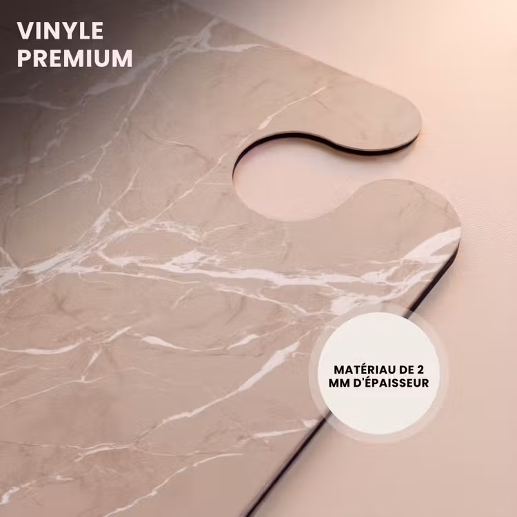 CaseSwap™ - Beige - Marble - Organic - White — 5