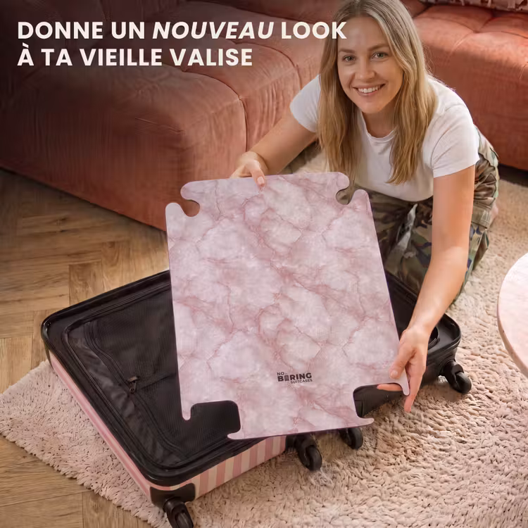 CaseSwap™ - Rose - Marbre de quartz - Veines — 3