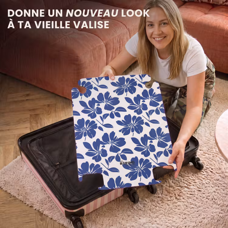 CaseSwap™ - Floral - Moderne - Bleu — 3