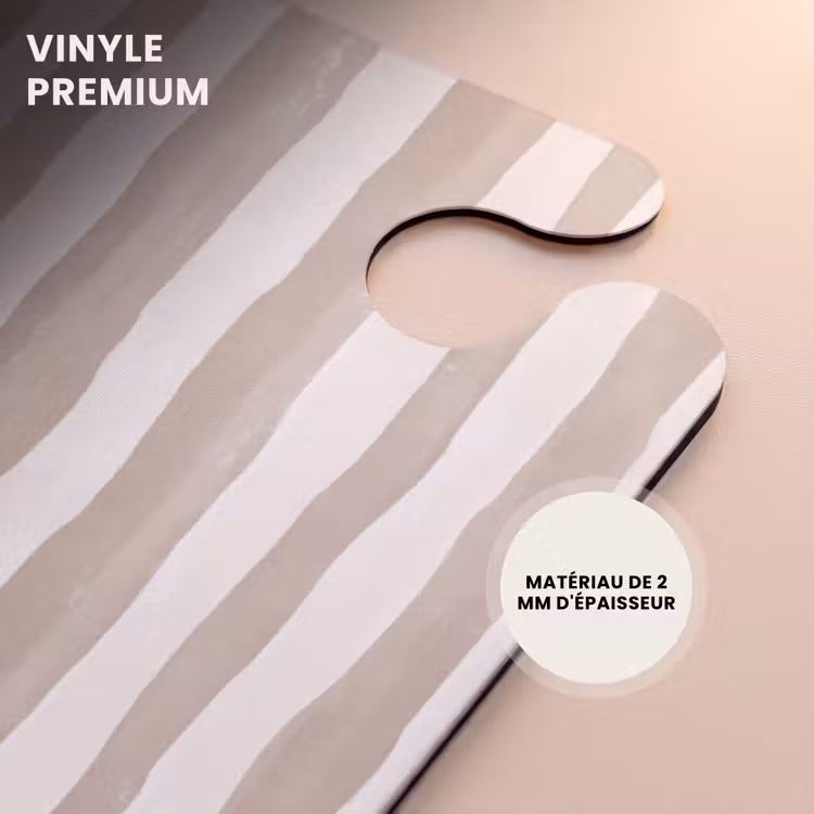 CaseSwap™ - Minimaliste - Rayures - Beige — 5