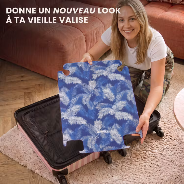 CaseSwap™ - Feuille de palmier - Motif - Bleu — 3