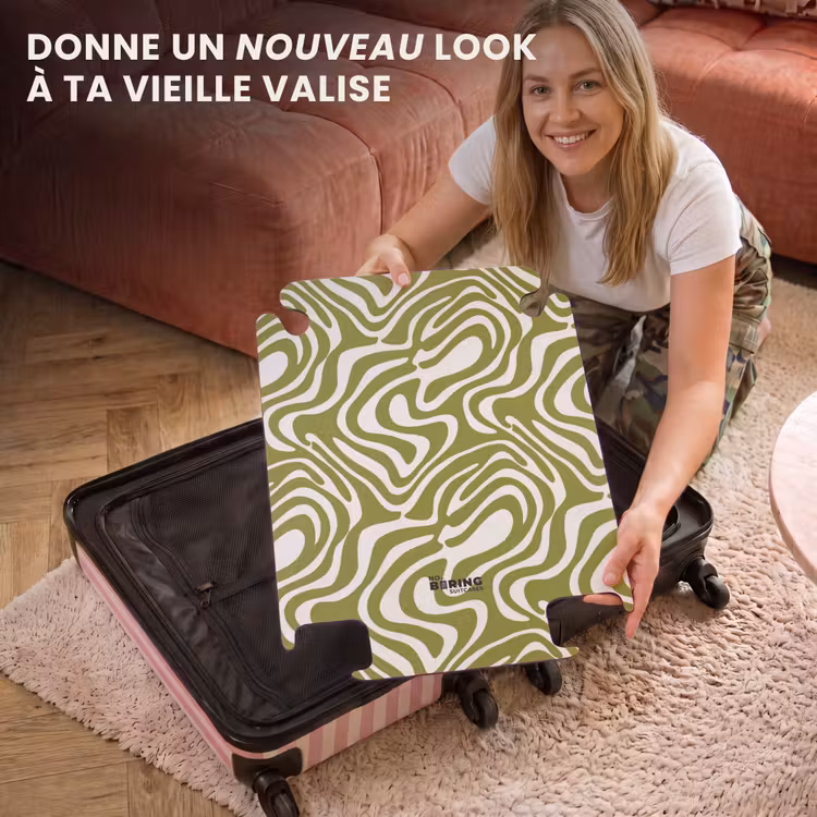 CaseSwap™ - Motif de ligne - Vert - Organic — 3