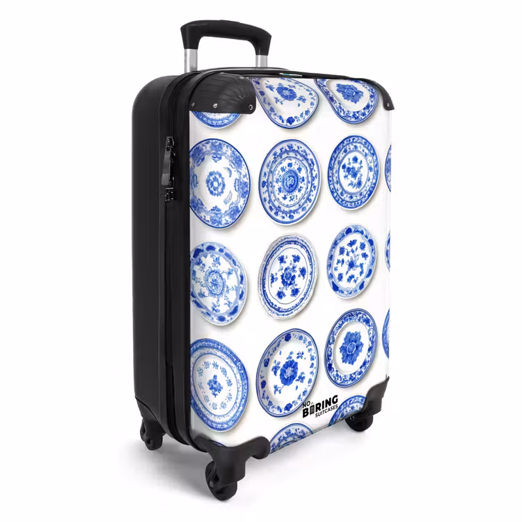CaseSwap™ - Assiettes - Fleurs - Motif - Bleu — 2