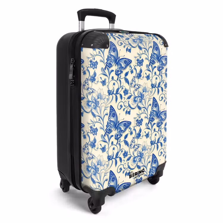 CaseSwap™ - Papillons - Fleurs - Bleu - Botanique — 2