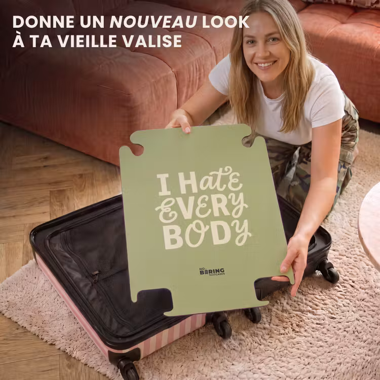 CaseSwap™ - Je déteste tout le monde - Vert - Rétro — 3