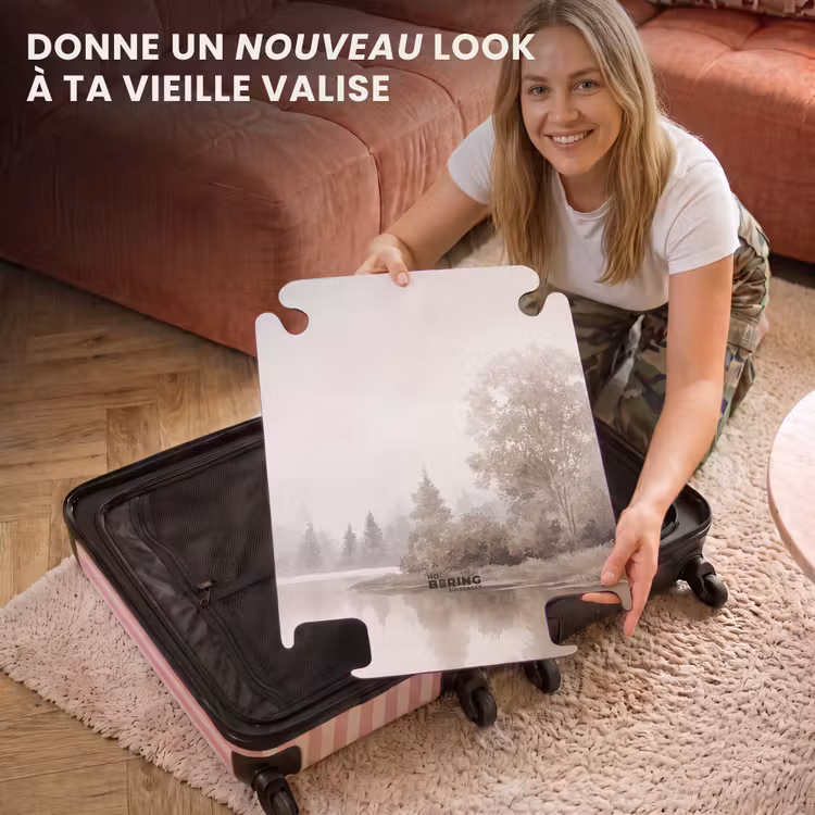 CaseSwap™ - Paysage fluvial - Minimaliste - Tons de terre — 3