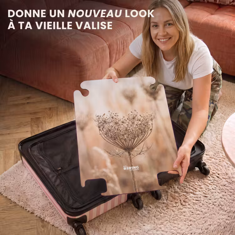 CaseSwap™ - Fleur d'écran - Fleur séchée - Hiver - Beige - Minimaliste — 3