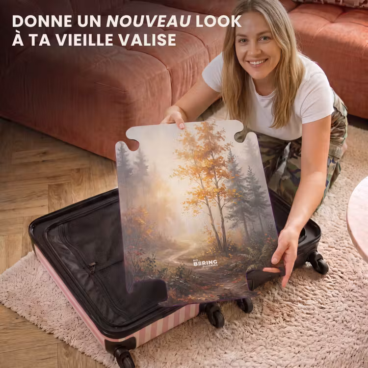 CaseSwap™ - Sentier forestier - Feuilles d'automne - Nature - Pittoresque - Orange — 3