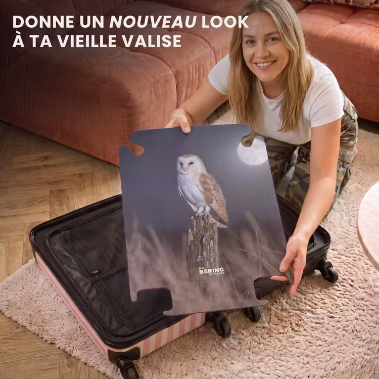 CaseSwap™ - Chouette effraie - Lune - Nuit — 3