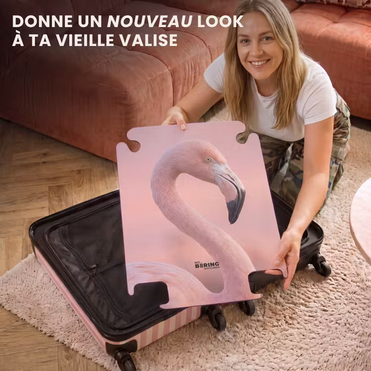 CaseSwap™ - Flamant rose - Portrait - Rose — 3