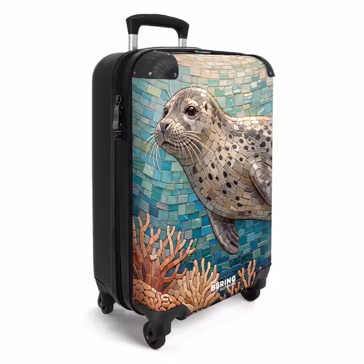CaseSwap™ - Phoque - Mosaïque - Sous-marin - Animaux - Bleu — 2