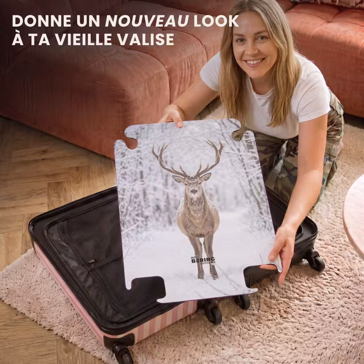 CaseSwap™ - Cerf - Hiver - Forêt - Nature - Blanc — 3