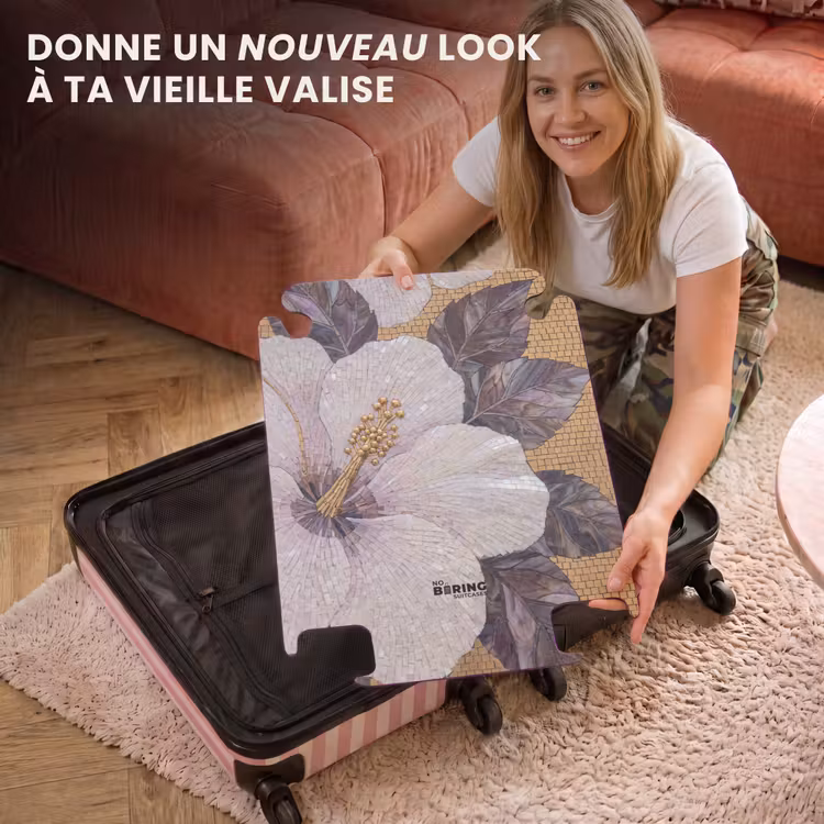 CaseSwap™ - Fleurs - Mosaïque - Art - Moderne - Or — 3