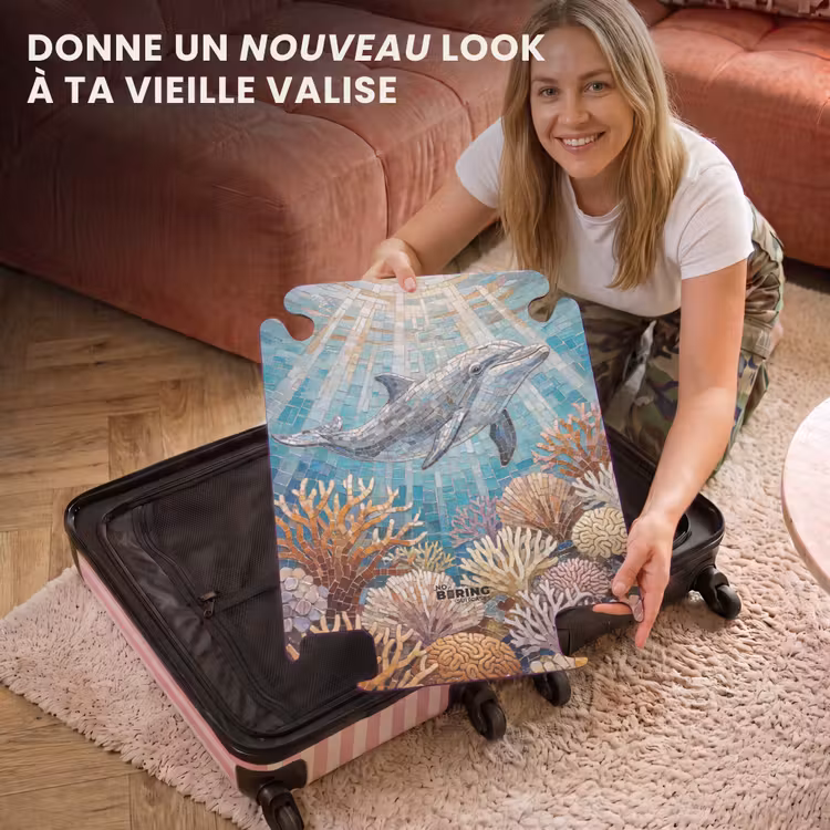 CaseSwap™ - Animaux - Mosaïque - Océan - Corail - Bleu — 3
