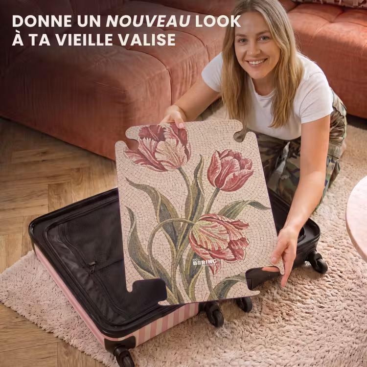 CaseSwap™ - Fleurs - Mosaïque - Rouge - Vert - Art — 3