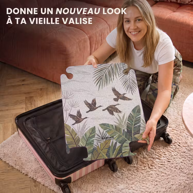 CaseSwap™ - Oiseau - En vol - Tropical - Mosaïque - Vert — 3