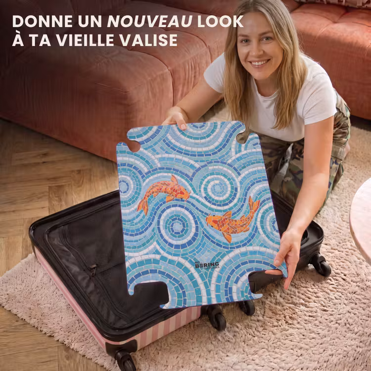CaseSwap - Poisson - Mosaïque - Eau - Décoratif - Bleu — 3