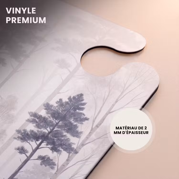 CaseSwap™ - Forêt - Arbres - Brouillard - Nature - Illustration - Gris — 5