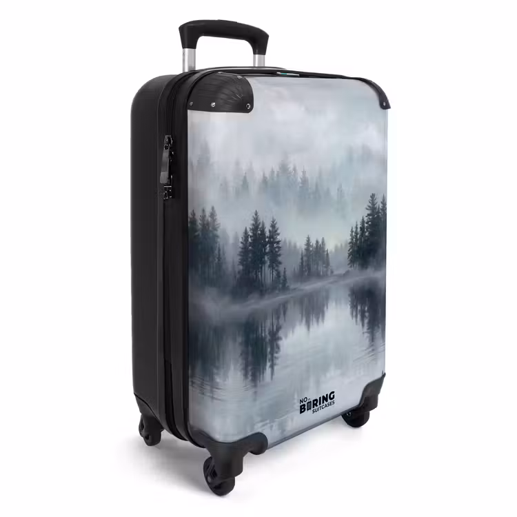 CaseSwap™ - Forêt - Lac - Brouillard - Nature - Gris — 2