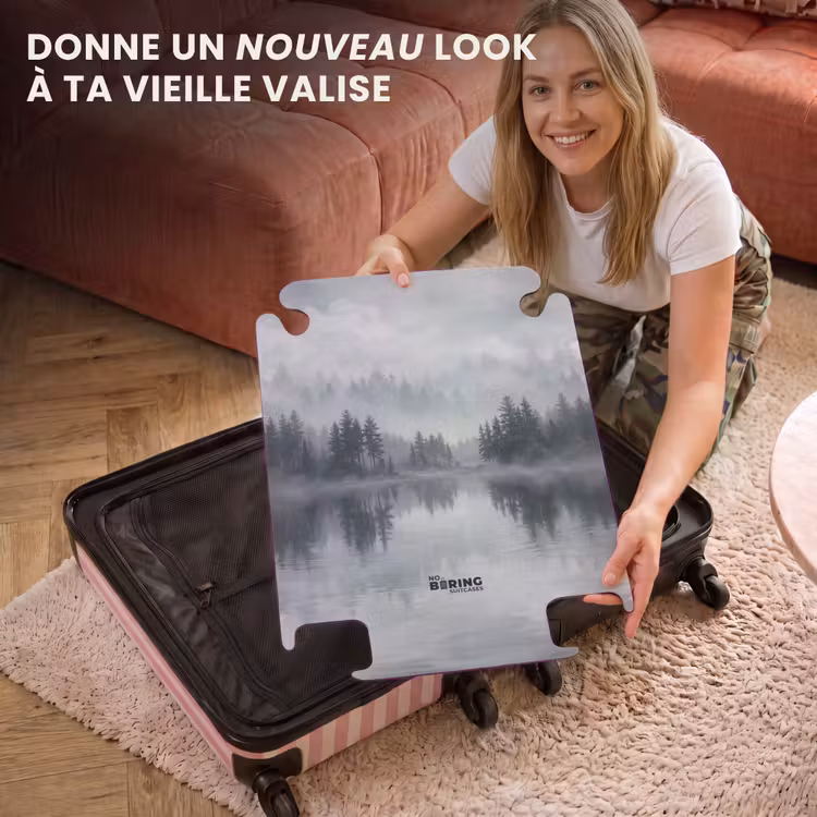 CaseSwap™ - Forêt - Lac - Brouillard - Nature - Gris — 3