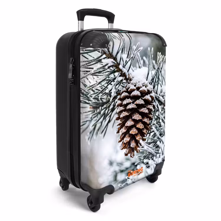 CaseSwap™ - Pomme de pin - Branche - Neige - Hiver - Ambiance chaleureuse — 2