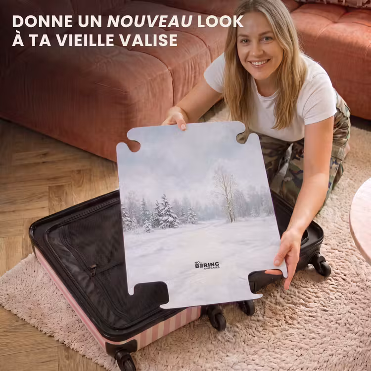CaseSwap - Sentier forestier - Pins - Neige - Hiver - Apaisant — 3