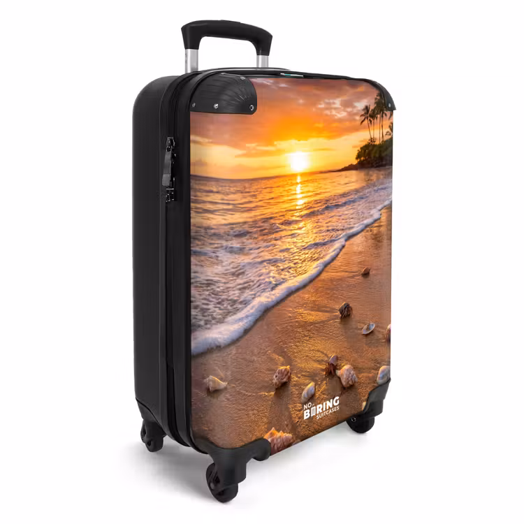 CaseSwap™ - Plage - Coucher de soleil - Palmiers - Nature - Orange — 2