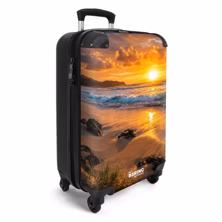 CaseSwap™ - Plage - Coucher de soleil - Vagues - Nature - Orange — 2