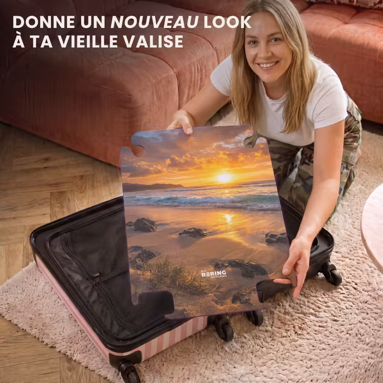 CaseSwap™ - Plage - Coucher de soleil - Vagues - Nature - Orange — 3