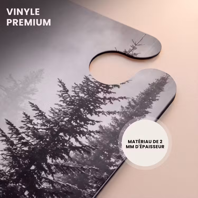 CaseSwap™ - Forêt - Brouillard - Hiver - Monochrome - Nature — 5