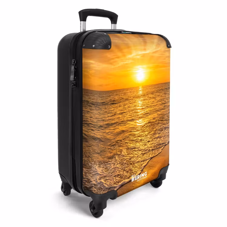 CaseSwap™ - Mer - Coucher de soleil - Vagues - Côte - Orange — 2