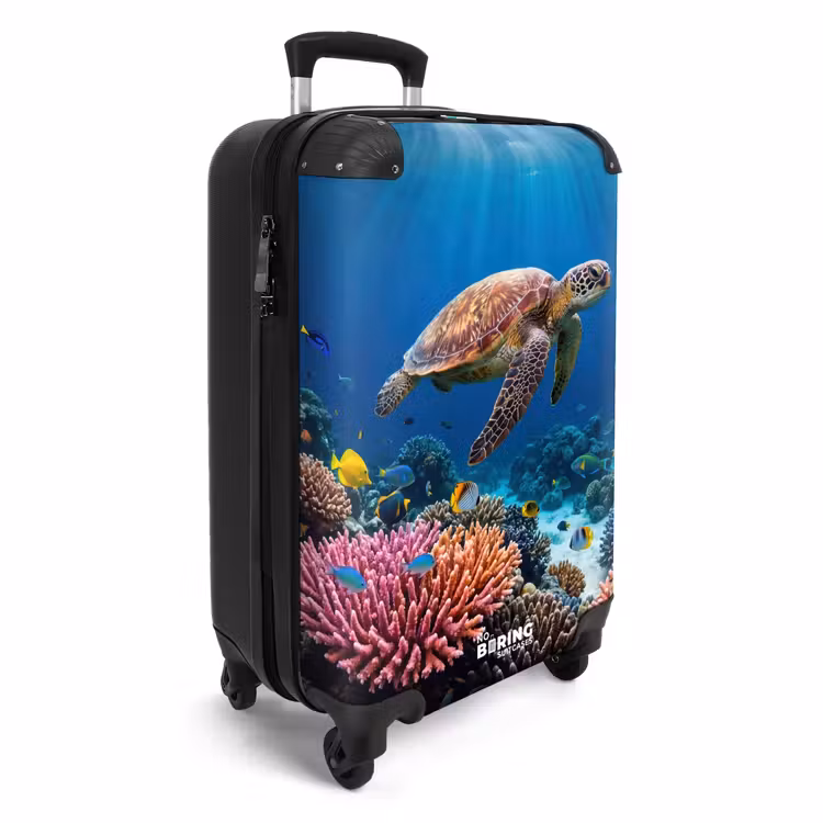 CaseSwap™ - Tortue - Récif de corail - Océan - Animaux - Bleu — 2