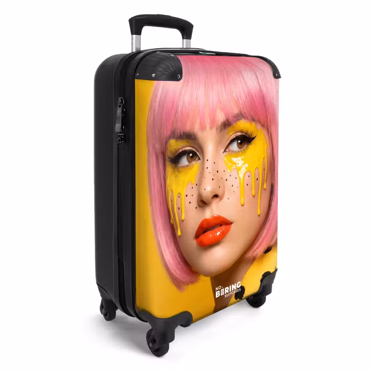 CaseSwap™ - Femme - Portrait - Abstrait - Coloré - Jaune — 2
