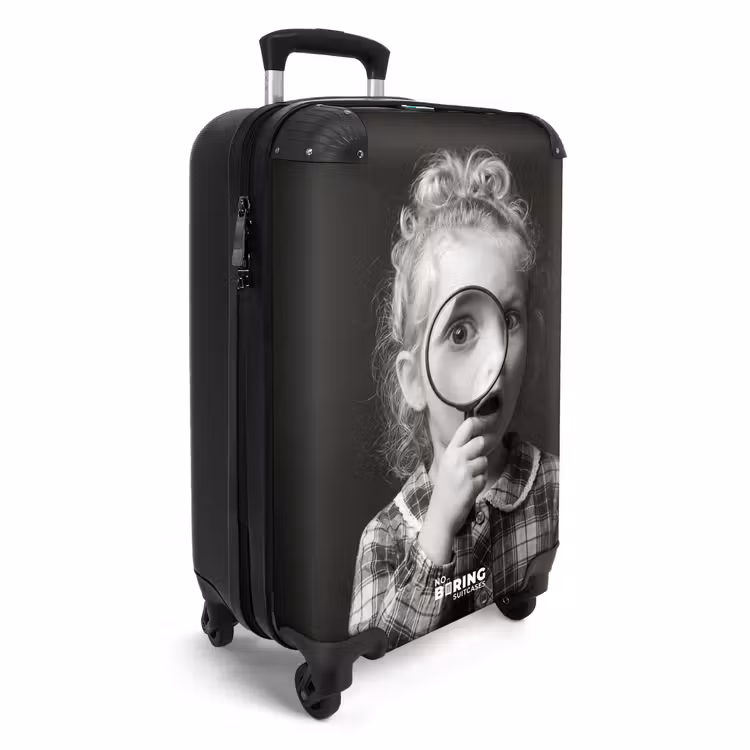 CaseSwap™ - Enfant - Loupe - Portrait - Noir et blanc — 2