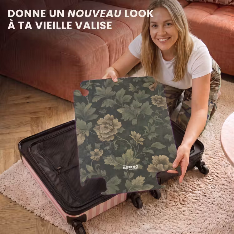 CaseSwap™ - Foncé - Vert - Or - Botanique — 3