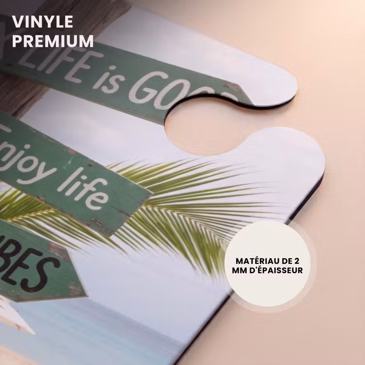 CaseSwap™ - Plage - Panneau indicateur - Palmiers - Tropical - Vert — 5