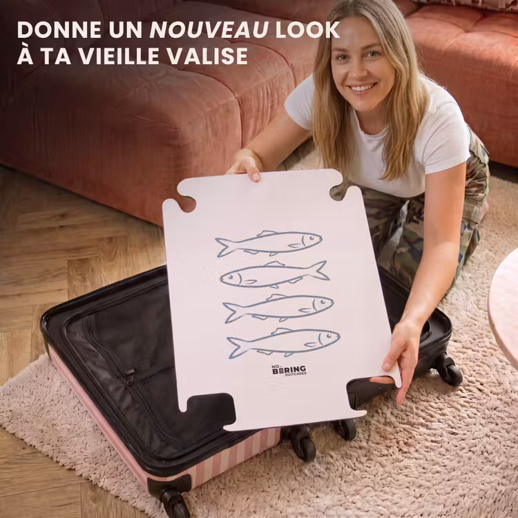CaseSwap - Poisson - Quatre - Animaux - Abstrait - Bleu — 3