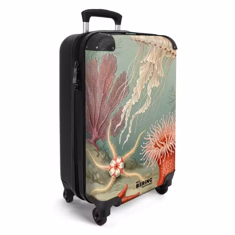 CaseSwap™ - Vie marine - Méduse - Sous-marin - Illustration - Beige — 2