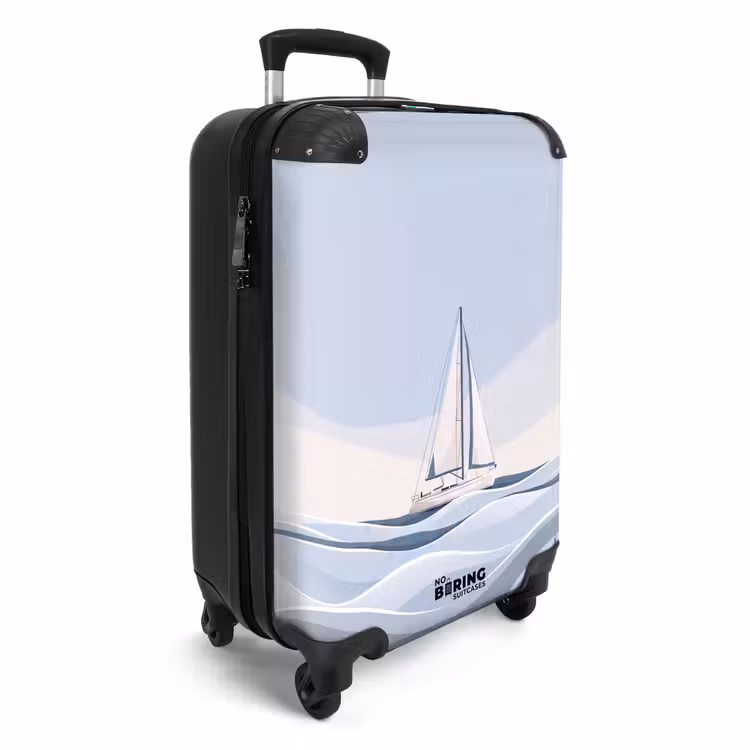 CaseSwap™ - Bateau - Voile - Mer - Moderne - Beige — 2