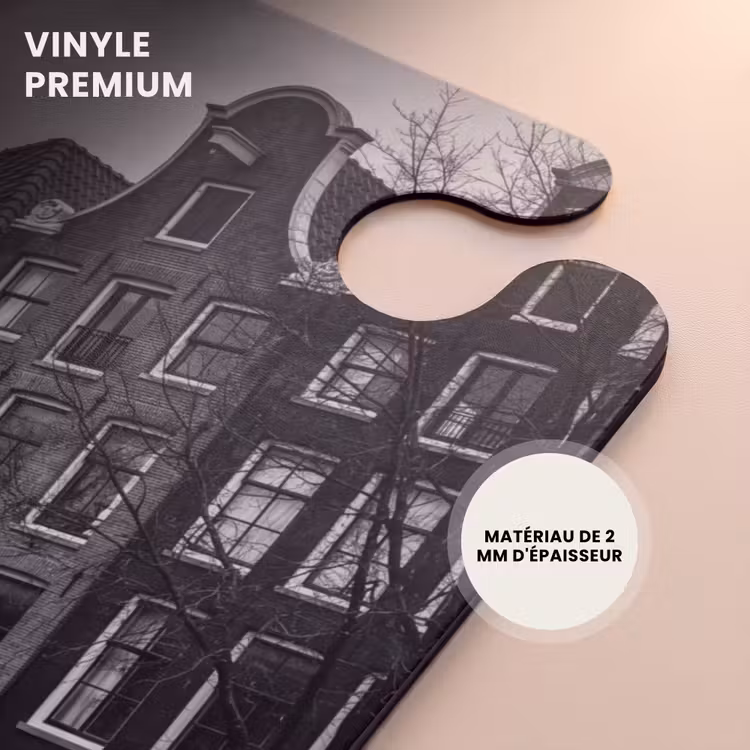 CaseSwap™ - Maison - Canal - Amsterdam - Architecture - Noir et blanc — 5