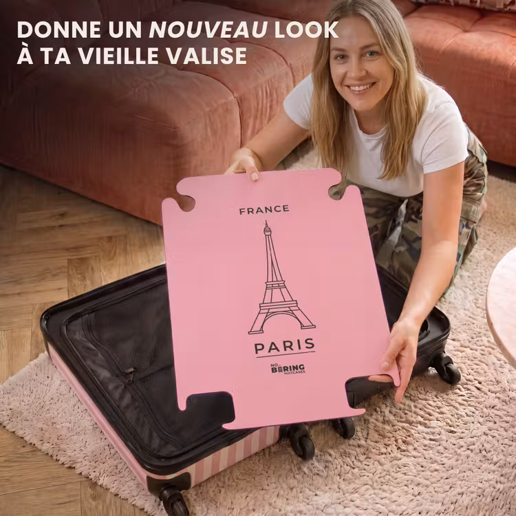 CaseSwap - Tour Eiffel - Paris - Architecture - Minimaliste - Rose — 3
