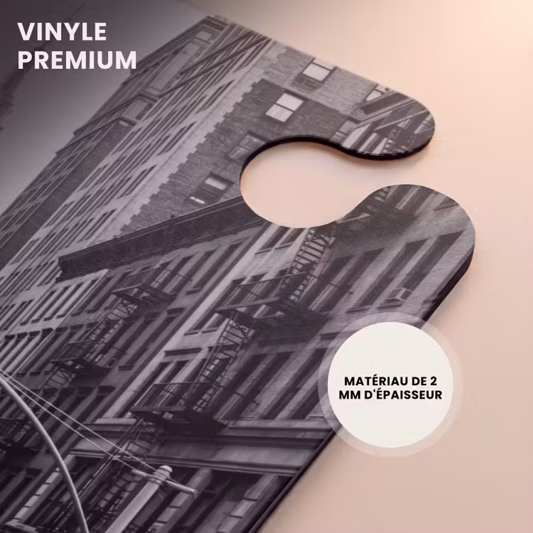 CaseSwap™ - Ville - Rue - Bâtiments - Circulation - Noir et blanc — 5