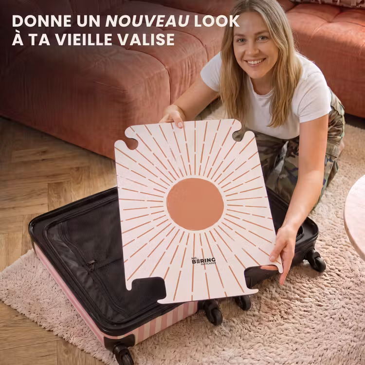 CaseSwap™ - Soleil - Rayons - Abstrait - Terre cuite - Moderne — 3