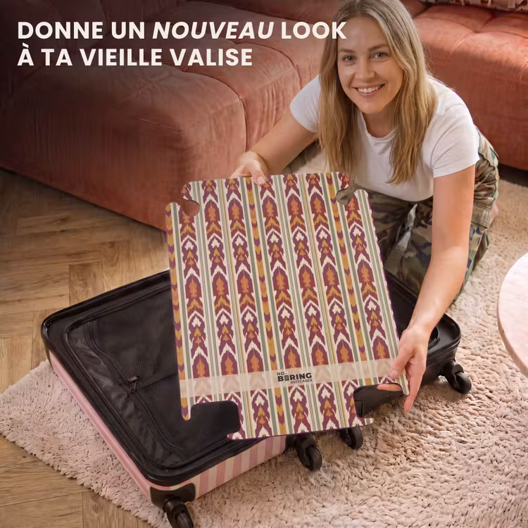 CaseSwap - Ikat - Rouge bordeaux - Ethnique - Motif — 3