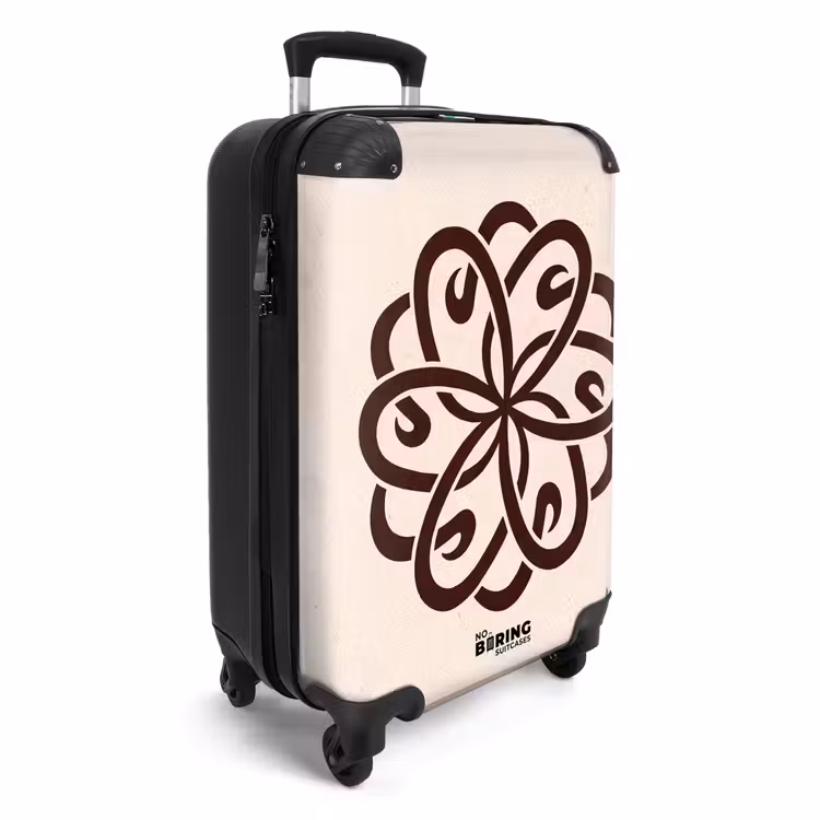 CaseSwap™ - Motif - Bouton - Abstrait - Moderne - Marron — 2