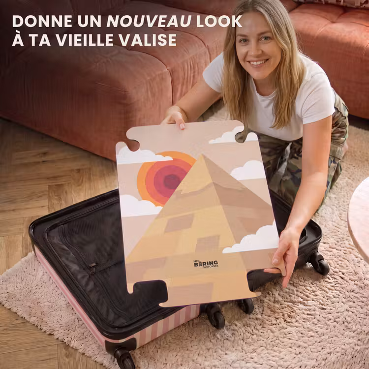 CaseSwap™ - Pyramide - Soleil - Désert - Moderne - Orange — 3