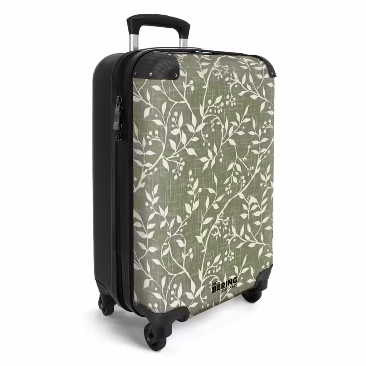 CaseSwap™ - Vert saule - Botanique - Branches - Baies - Lin - Motif — 2