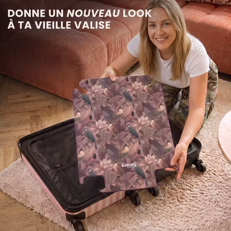 CaseSwap - Oiseaux - Feuilles - Rose — 3